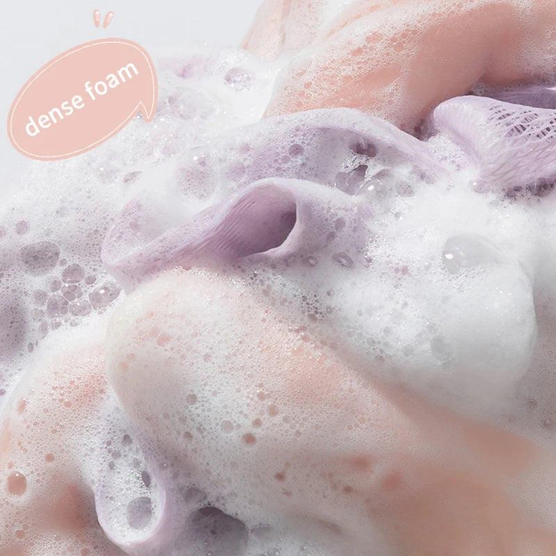 Bath Scrubber For Body Loofah Ball Shower Body Wash Ball Massage Bath Flower Towel For Body Best Body Scrub For Shower Bath Tool