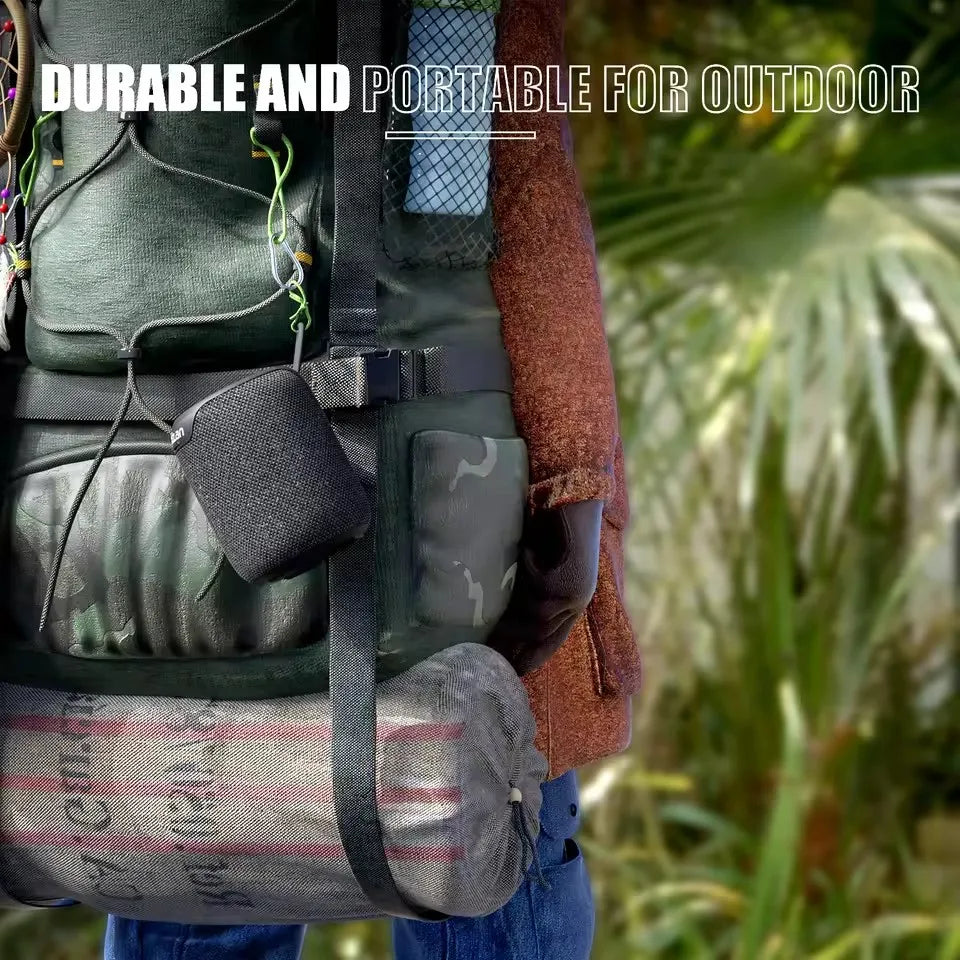 Bluetooth Speakers, Portable Wireless Speaker with Bluetooth 5.3, IPX7 Waterproof, 15W Stereo Sound, Dual Pairing,TF/AUX