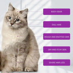 Shampoo Conditioner for Dogs and Cats, Odor Anti Mite Cat Shower Gel, Softening Kitten Body Wash, Dry Itchy Skin Relief Pet Hair