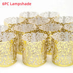 Flameless Tea Light Candles Battery Operated Votive LED Tealights with Paper Lampshade for Wedding Valentine Halloween Christmas