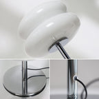 Macaroon Glass Table Lamp Dimming Bedroom Bedside Study Reading Led Night Light Home Decor Atmosphere Lamps Stained Desk Lamp