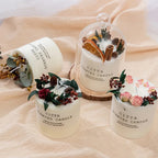 Forest Series Scented Soy Candle with Wooden Holder, 4 Fragrances, Aromatherapy Candles for Home Meditation Decoration, 285g