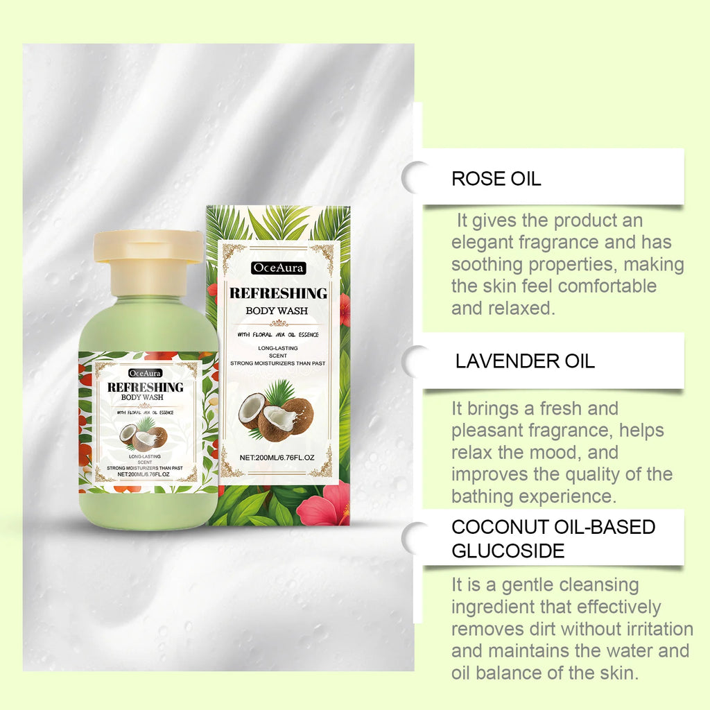 Fragranced Moisturizing Body Wash Gentle Care, Cleansing & Refreshing, Moisturizing, Smooth & Delicate Body Skin