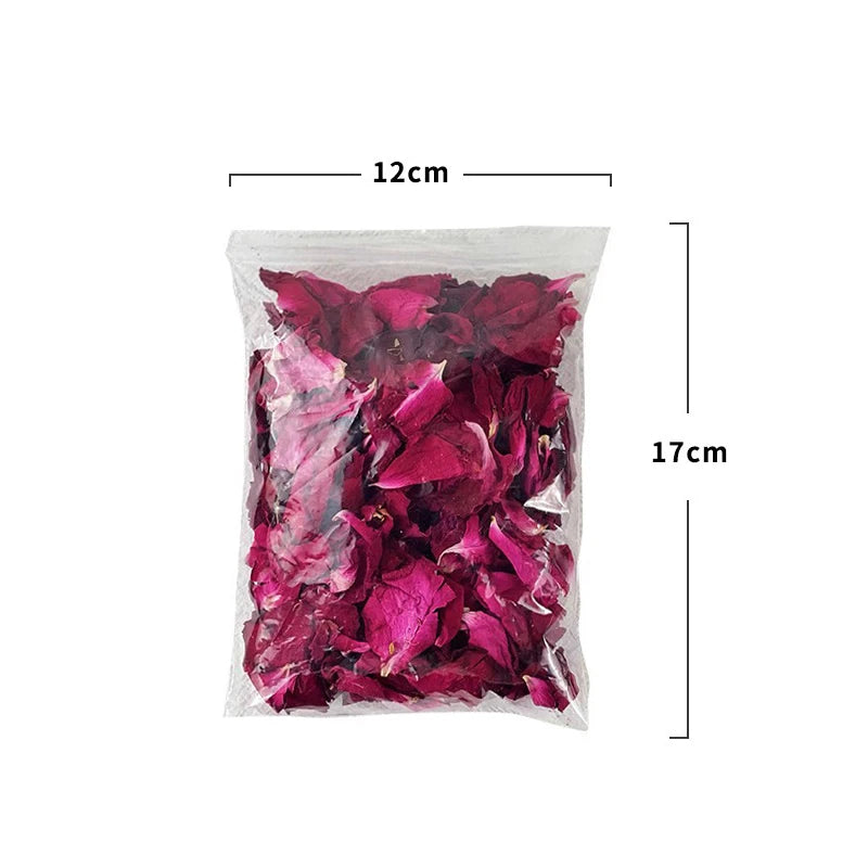 Rose Petals Select High-Quality Petals Dried Flower Baths Foot Baths Scene Decoration Hotel Supplies Wedding Decor