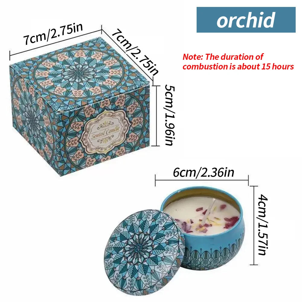 Dried Smokeless Aromatherapy Candles | Used for Bathtubs and Yoga | Gratitude Gifts for Christmas, birthdays, and Mother's Day