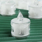 6Pcs/Set Electronic Candles  Attractive Vivid LED Candle Lamp Ornament  Beautiful Small Tea Wax Light