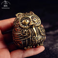 Incense Burner Bronze Antique Owl Creative Home Decor Dragon Incense Holder Censer Office Desk Ornaments Decorations Car ashtray