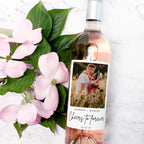30 personalized birthday wine label gifts for her, wedding anniversary, Valentine's Day, Christmas engagement
