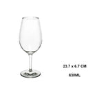 Wine Outside Unbreakable Wine Glasses Dishwasher-Proof,Elegant Plastic Stemless Wine Glass | Reusable | Ideal for Homes & Bars