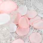 100/200Pcs Pink 4cm Silk Rose Petals Romantic Room Decoration Wedding Decor For Flower Girl Baskets Dinner Table Bridal Showers