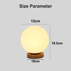 RGB Color Changing LED Night Light USB Rechargeable LED Table Lamp Bedside Lamp for Home Office Bedroom Living Room Light
