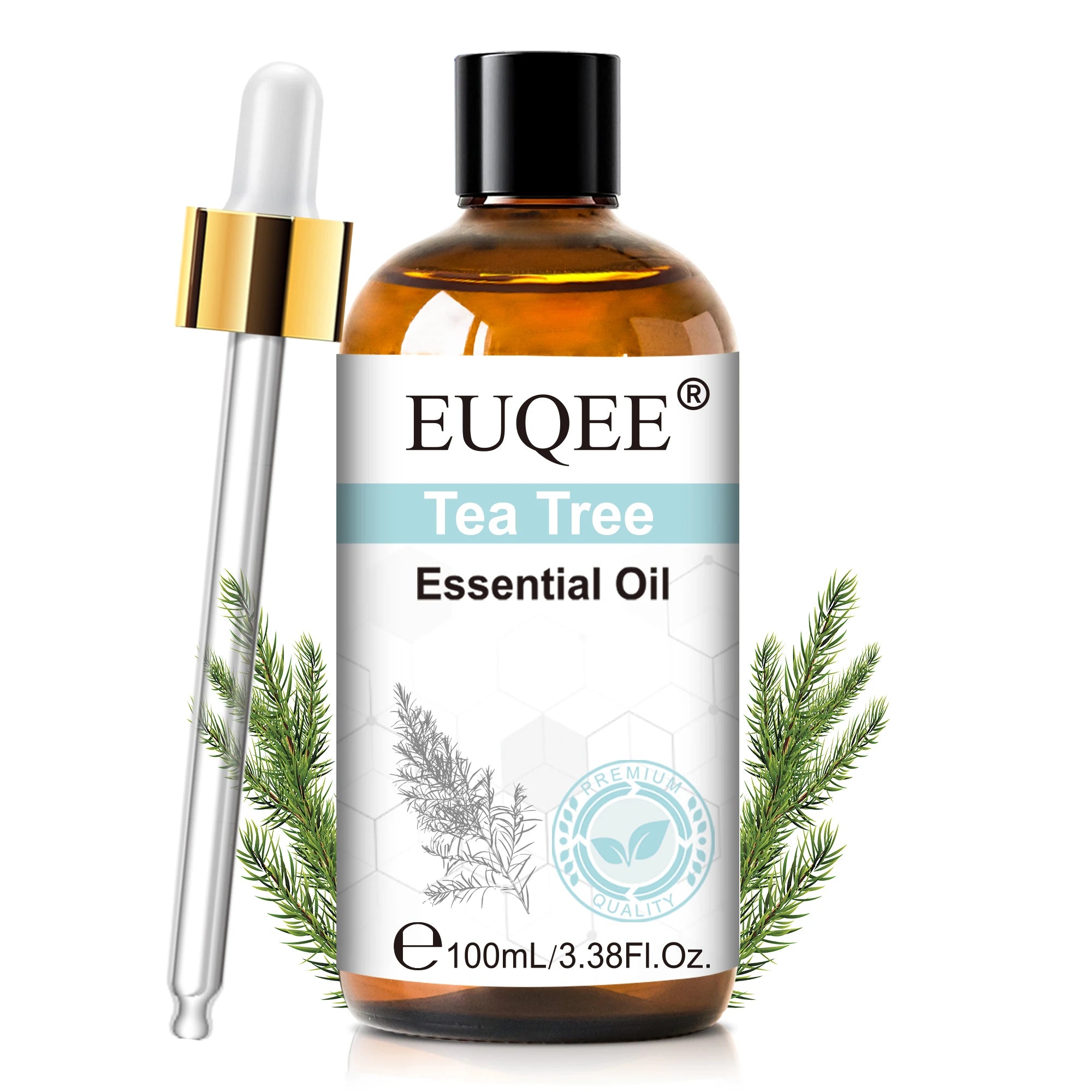EUQEE 3.38FI.Oz. Aromatherapy Essential Oil For Reed Diffuser Humidifier-100ml Vanilla Lavender Cinnamon Lemon Essential Oils