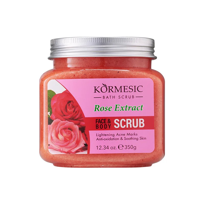 Body Scrub Cream Exfoliating Deep Cleansing Shea  Moisturizing Deep Cleansing Turmeric Milk Rose Gentle Tender  Smooth Skin Care