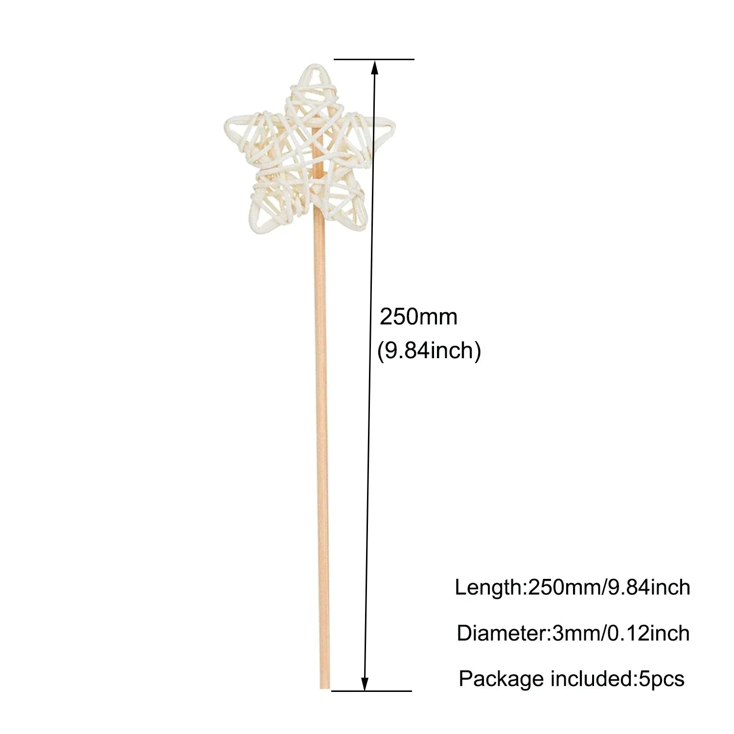 5/15Pcs Rattan Reed Diffuser Sticks Refill, 3mm Wavy Long, for Essential Oil Airs Freshener, High Quality Home Fragrance