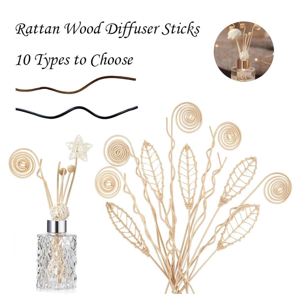 5/15pcs 3mm Reed Diffuser Replacement Stick DIY Handmade Home Decor Extra Thick Rattan Aromatherapy Diffuser Refill Sticks