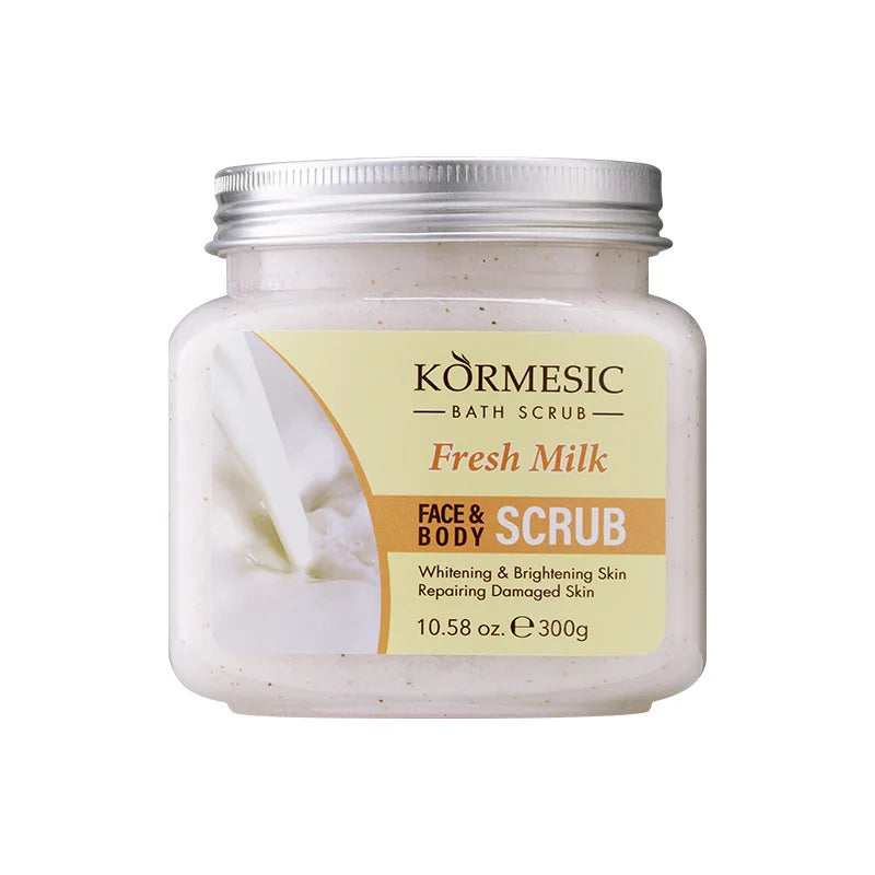 Body Scrub Cream Exfoliating Deep Cleansing Shea  Moisturizing Deep Cleansing Turmeric Milk Rose Gentle Tender  Smooth Skin Care