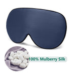 100% Natural Mulberry Silk Sleep Mask Soft and Comfortable Eye Patches Soft Blindfold Smooth Eye Mask Eyeshade Eye Cover Patch