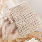 1/5/10 Shower Soap Bag Soap Saver Soap Bags Handmade Sisal Soap Bags Natural mesh Soap Saver Pouch Holder
