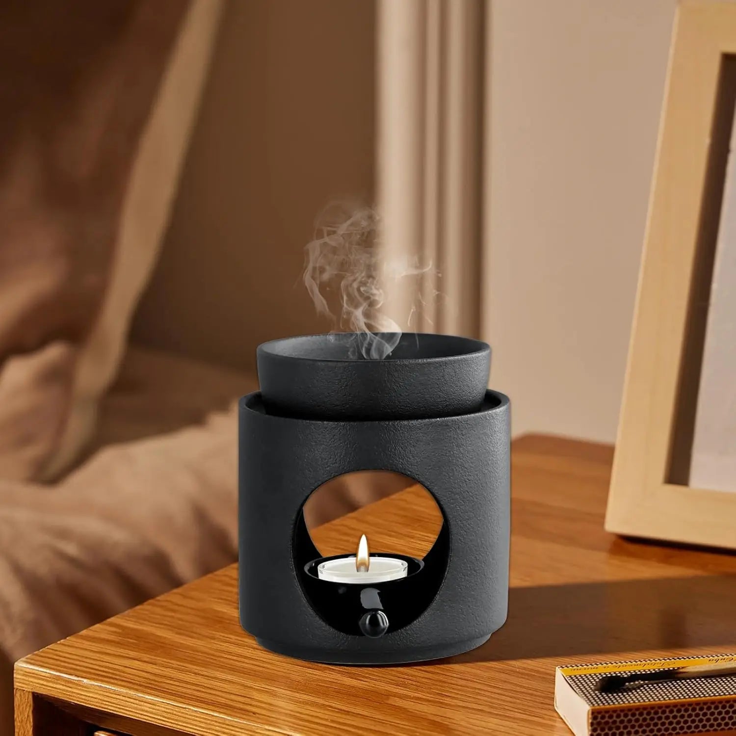 For 100ml Home Fragrance Stove Candle Heating Censer Ceramics Incense Burner Practical Tranquilize Essential Oil Furnace