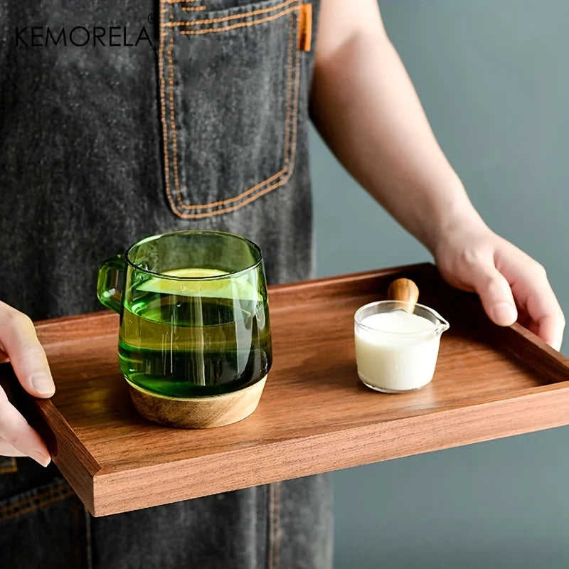 1PCS Retro Wooden Rectangular Storage Trays Hotel Dessert Dinner Tea Food Tableware Serving Tray Home Kitchen Wooden Tray