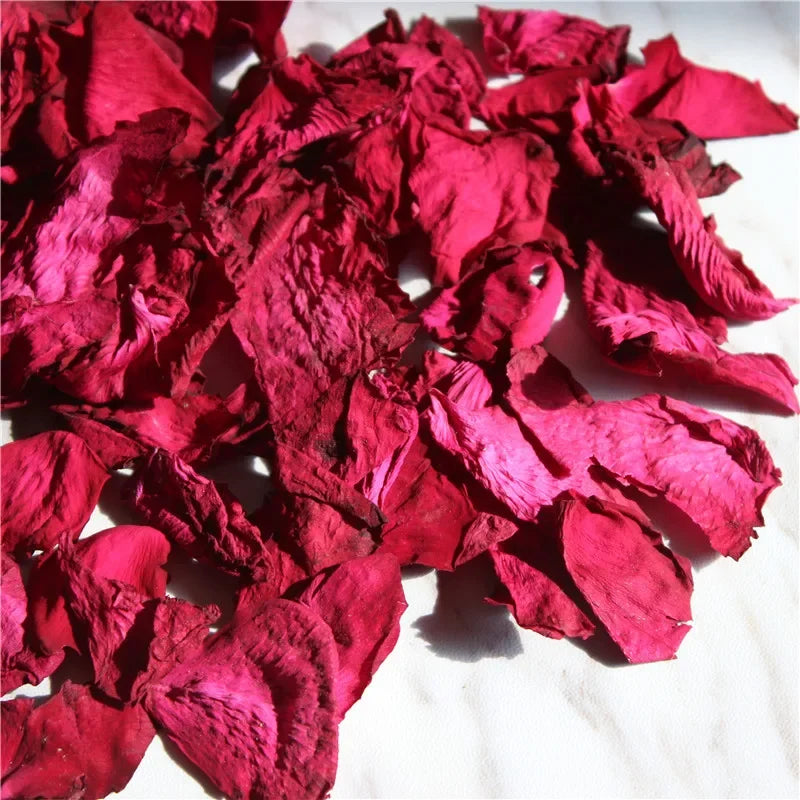 20/50/100g Dried Rose Petals Wedding Wedding Birthday Party Party Decoration Romantic Valentine's Day Decoration Home Decoration