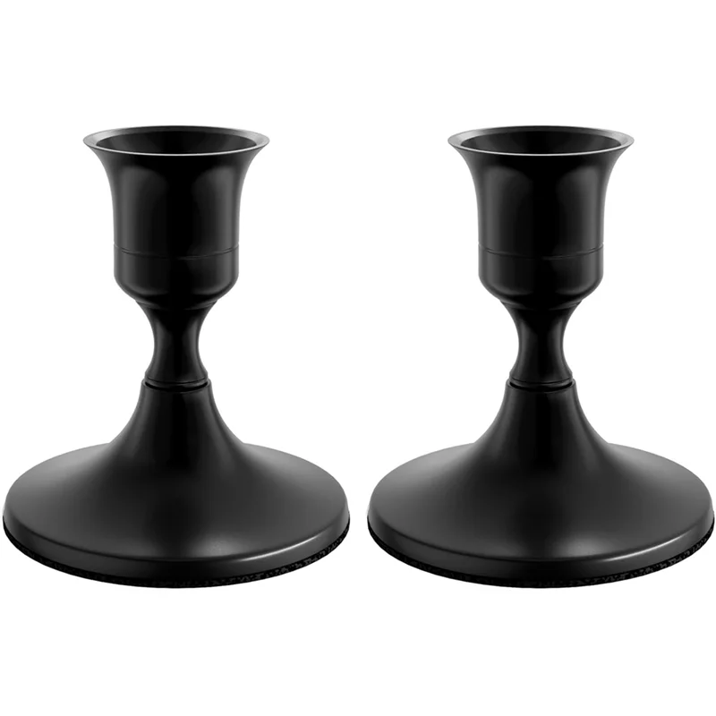 Especial Taper Candle Holders, Vintage Metal Candlestick Holders For Dinner Room Table Centerpiece Or Mantel Wedding Party Decor