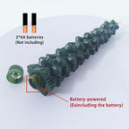 4pcs Christmas Tree LED Flameless Taper Candles, Flickering Christmas LED Taper Candles Light Battery Operated