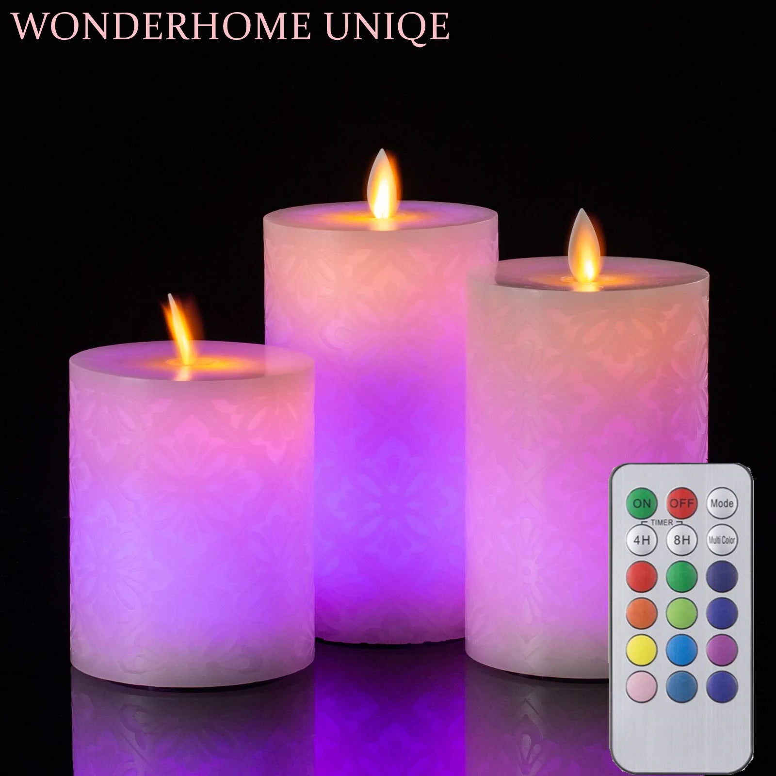 3/1Pcs Real Wax Led Candles with Remote Led Flameless Electric Candles Lamp Tealight Candle for Home Wedding Decor Night Light