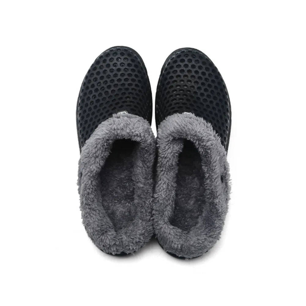 Winter Slippers Men Women Indoor Warm Shoes Non Slip Cotton Pantoffels Casual Clogs Slip on House Floor Slippers for Men