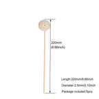 5/15Pcs Rattan Reed Diffuser Sticks Refill, 3mm Wavy Long, for Essential Oil Airs Freshener, High Quality Home Fragrance