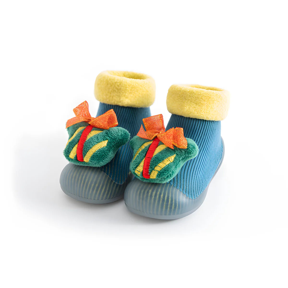Baby Christmas Sock Shoes Boys Girls First Walking Shoes Non-Slip Slippers Soft Sole Sneakers Toddler Infant Babygirl gift ﻿