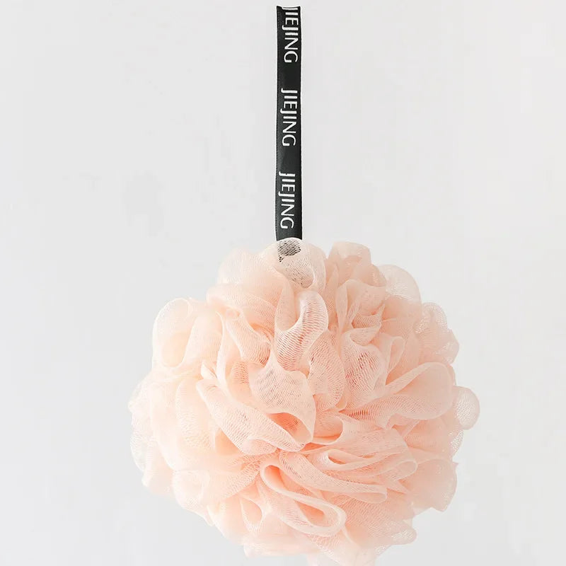 Soft Mesh Bath Sponge Balls Body Cleaner Exfoliating Scrubbers Bath Ball Nylon Cleaning Brushes Shower Puff Bath Flower