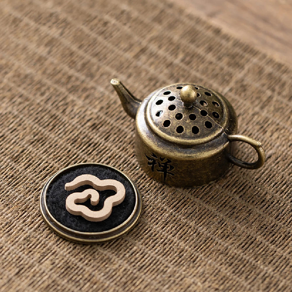 Mini Zen inspired small incense burner, small auspicious cloud, incense plate, aromatherapy burner, incense path accessories