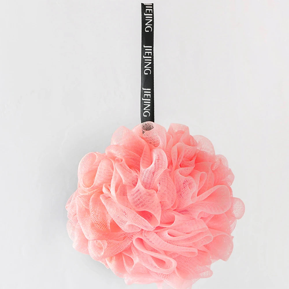 Bath Sponge Balls Brush Shower Scrubbers Bath Ball Body Cleaner Back Bubble Scrubber Soft Wash Mesh Durable Adult Bathroom Tool