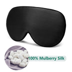 100% Natural Mulberry Silk Sleep Mask Soft and Comfortable Eye Patches Soft Blindfold Smooth Eye Mask Eyeshade Eye Cover Patch