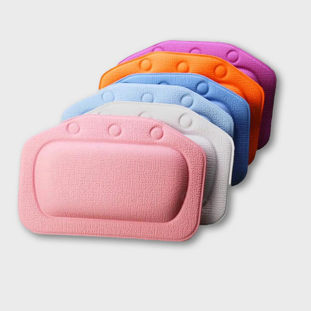 bath Portable Bathtub Bath pillow cushions Headrest Waterproof With Suction Cup PVC Bath Pillows Cushion Head Neck Rest Pillow