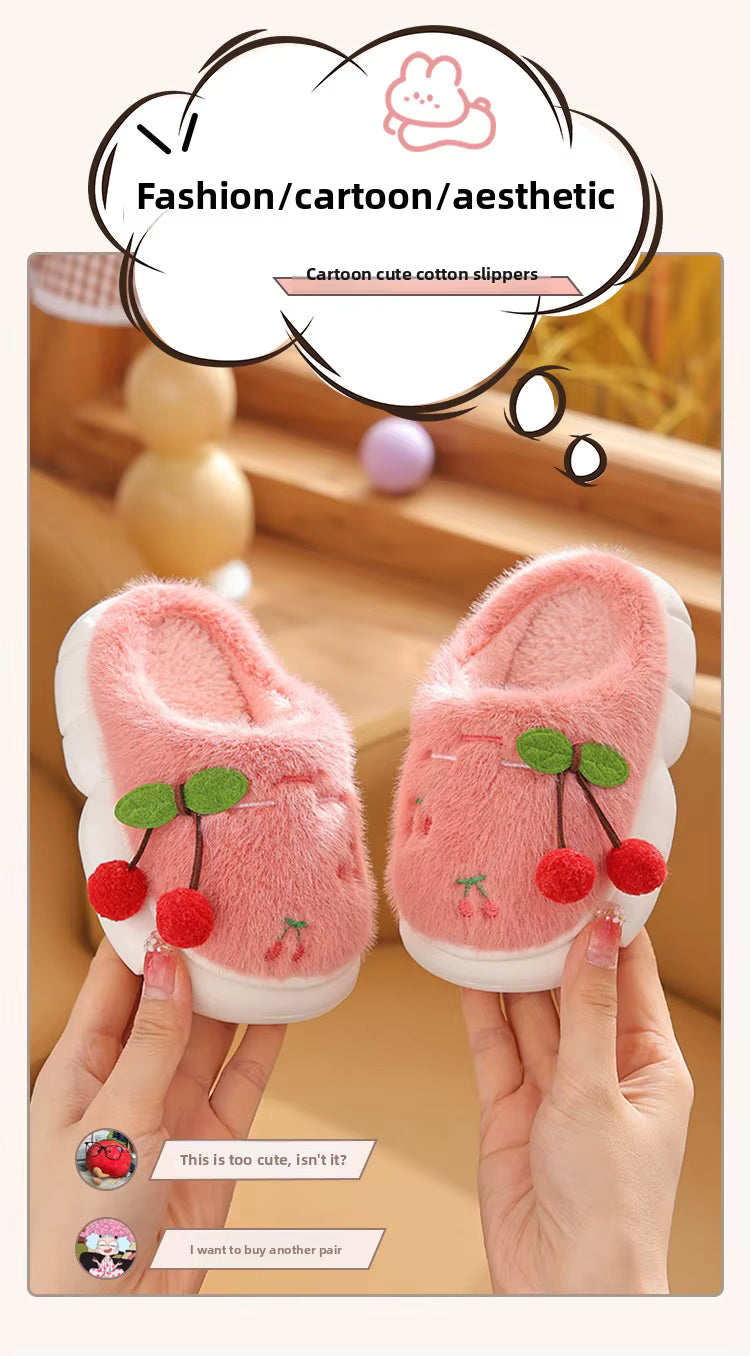 Cute Winter Slippers for Kids – Unisex
