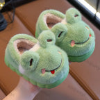 Cute Plush Animal Toddler Spa Slippers
