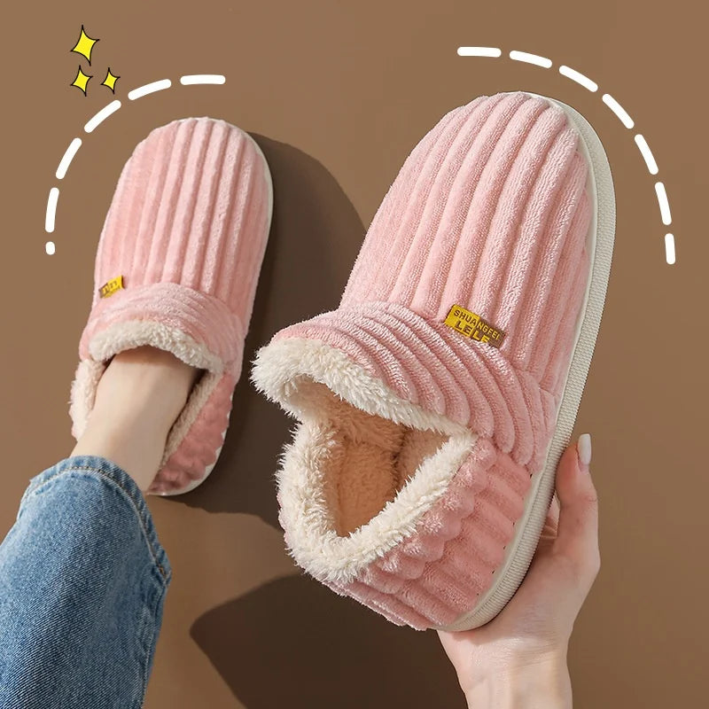Warm & Cozy Winter House Slippers for Kids – Unisex Anti-Slip Comfort