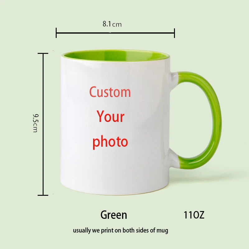 Personalized Your Photo Mug, Custom NAME Logo TEXT Cup,Customize Coffee Mugs, Tea Cups, Mothers day, Wedding Surprised Gift