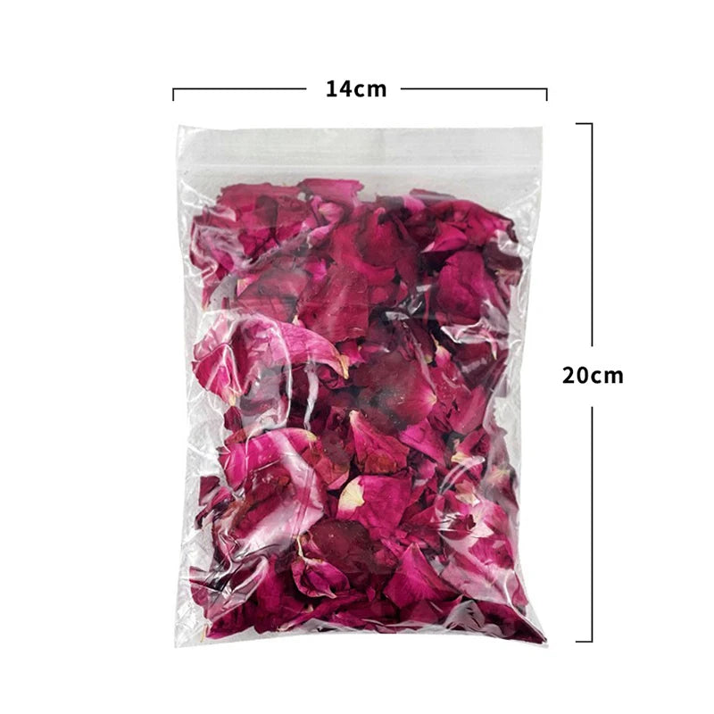 Rose Petals Select High-Quality Petals Dried Flower Baths Foot Baths Scene Decoration Hotel Supplies Wedding Decor