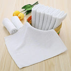4/8pcs Cotton Wash Cloth, Luxurious Soft, 11.81 x 11.81 inch Ultra Absorbent, Machine Washable Washcloths, White