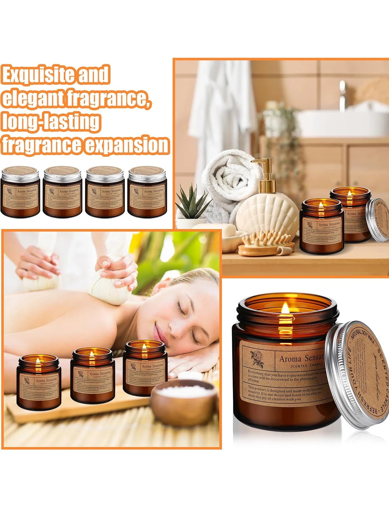 Canned candles are perfect gifts for couples and students' birthday parties, suitable for families to relieve stress and meditat