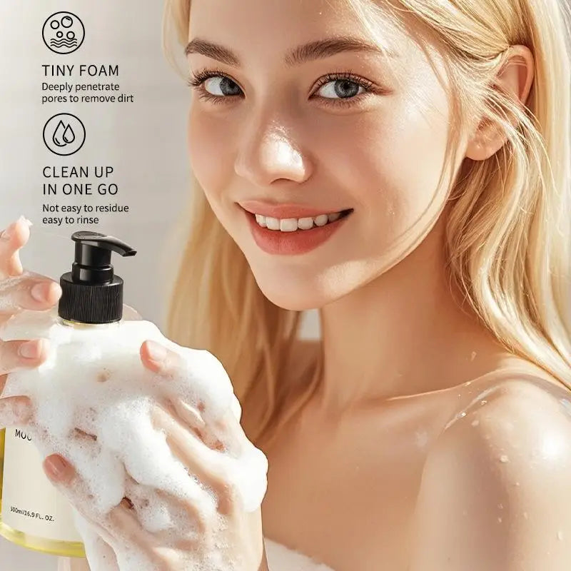 Niacinamide Fragrance Shower Gel 500ml Long-lasting Aroma Moisturizing and Hydrating Body Wash Shower Cream for Women