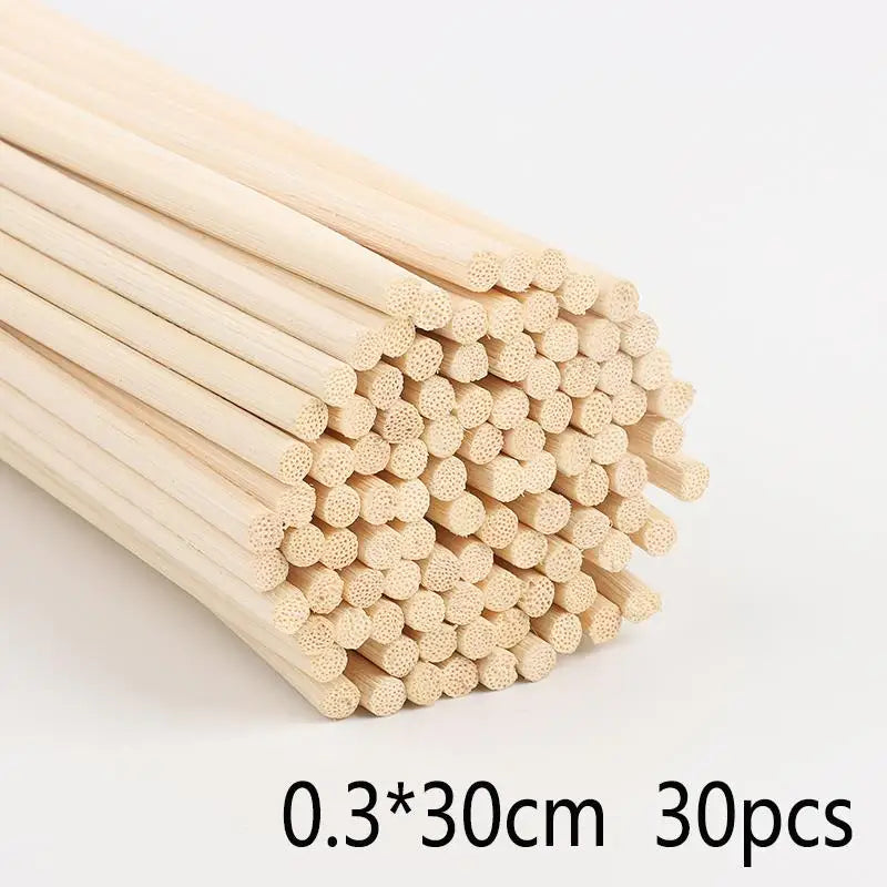 20-100pcs 3mm Reed Diffuser Replacement Stick DIY Handmade Home Decor Extra Thick Rattan Aromatherapy Diffuser Refill Sticks
