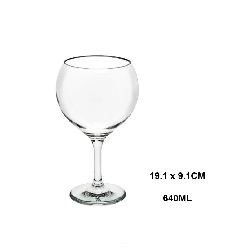 Wine Outside Unbreakable Wine Glasses Dishwasher-Proof,Elegant Plastic Stemless Wine Glass | Reusable | Ideal for Homes & Bars