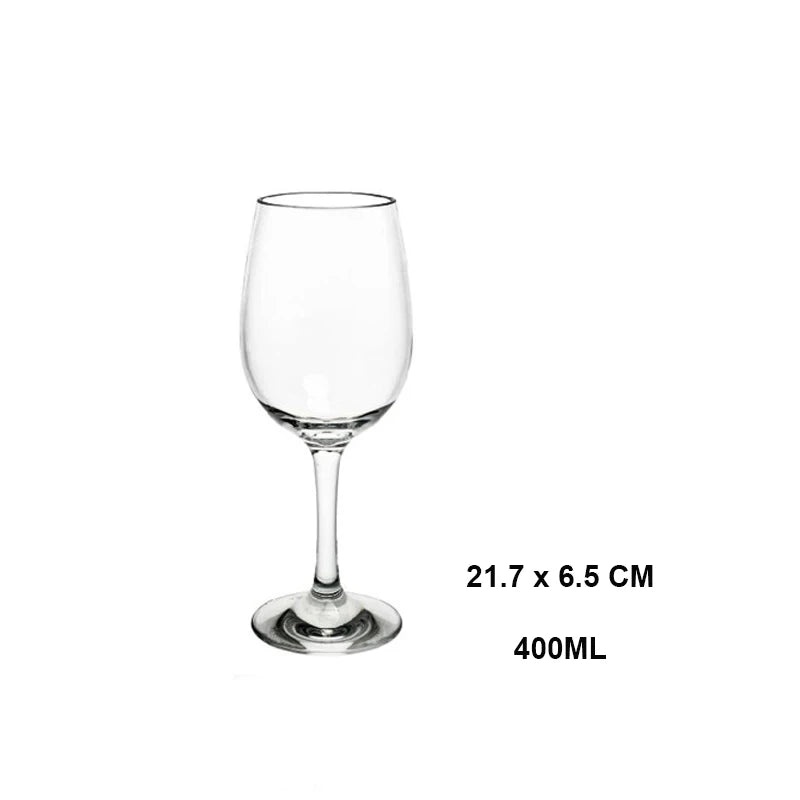 Wine Outside Unbreakable Wine Glasses Dishwasher-Proof,Elegant Plastic Stemless Wine Glass | Reusable | Ideal for Homes & Bars