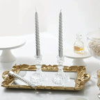 Candle Holders Retro Transparent Glass Candle Holders Suitable For Pillar Candles, Weddings, Holiday Parties Decoration