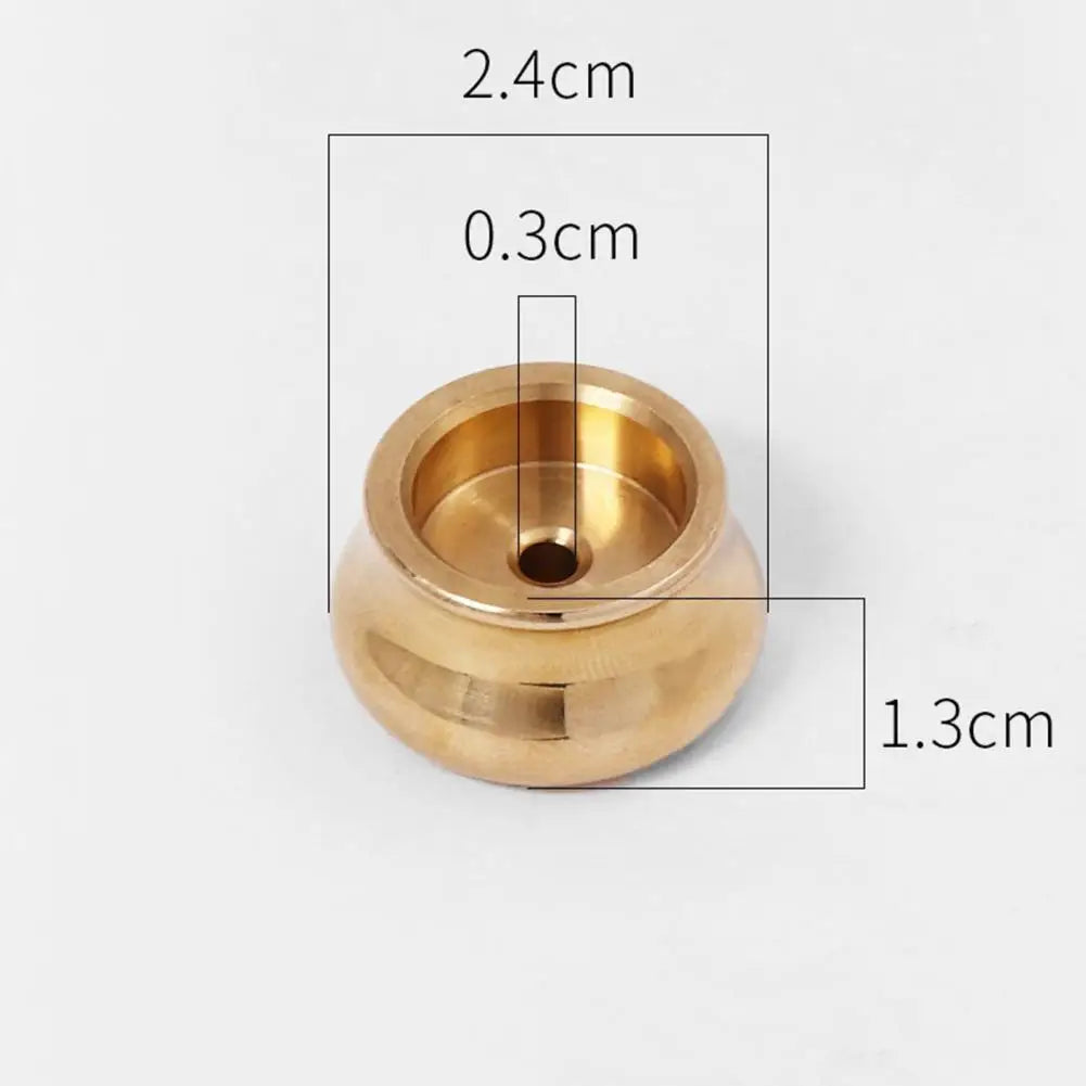 Vintage Brass Mini Incense Burner Stand Cone Shaped Fragrance Aromatherapy Home Decor Buddhism Incense Holder