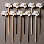 10Pcs Reed Diffuser Flower Sticks Aromatherapy Oil Diffuser Refill Replacement Decorative Aroma Bottle Accessory